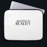 Rooted In Reality Minimalist Typewriter Laptop Sleeve<br><div class="desc">Secure your deep work tools. Premium padded sleeve featuring the signature PureType Studio typewriter design to remind you to stay grounded while you work.</div>