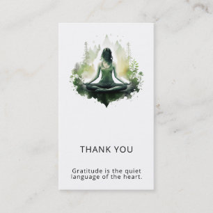 Rooted light   Sacred Feminine Meditation  Business Card