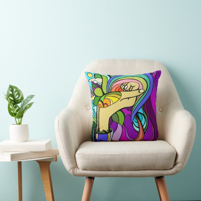 Rooted POtential Throw Pillow (Chair)