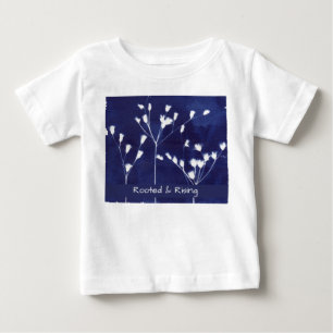 Rooted & Rising Original Cyanotype Art Baby T-Shirt