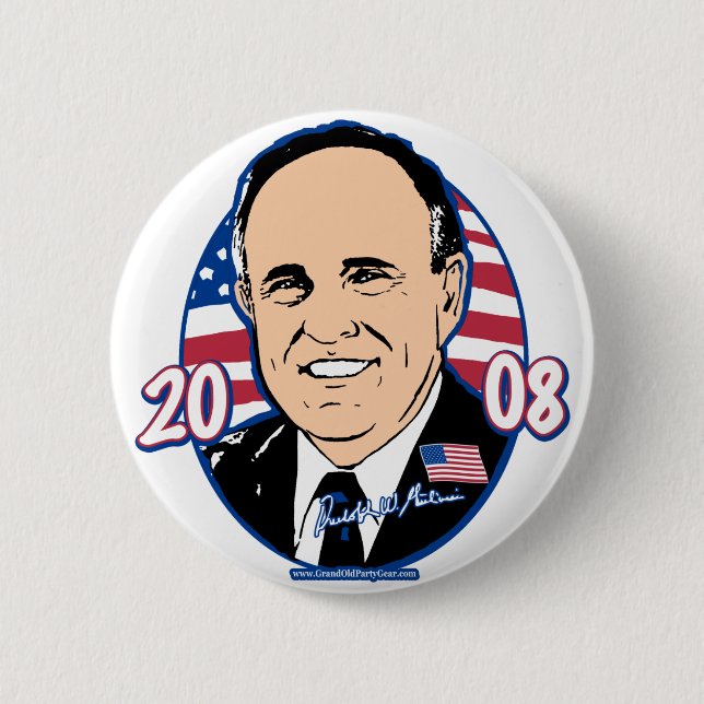 Rootin Rudy Button (Front)