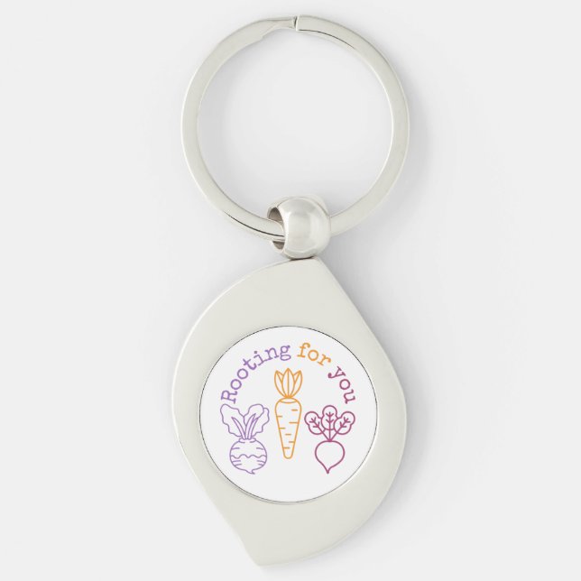 Rooting for you   keychain (Front)