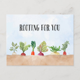 Rooting For You! Postcard