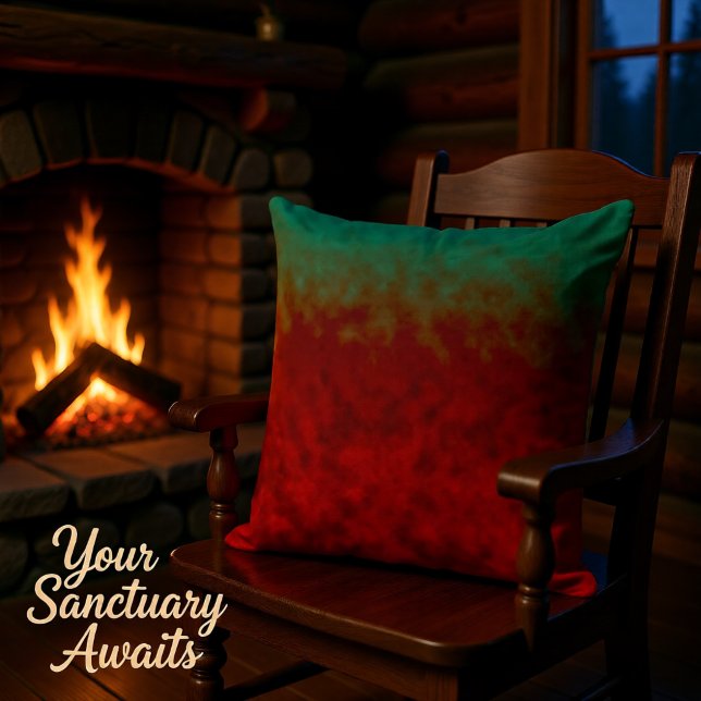 Roots of Flame Throw Pillow (Creator Uploaded)
