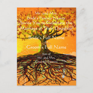 Roots of Love Announcement Postcard