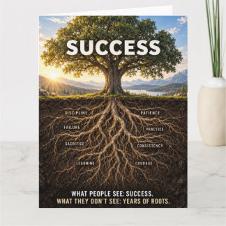 Roots Of Success Card