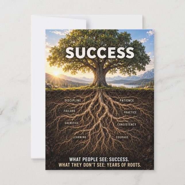 Roots Of Success Invitation (Front)