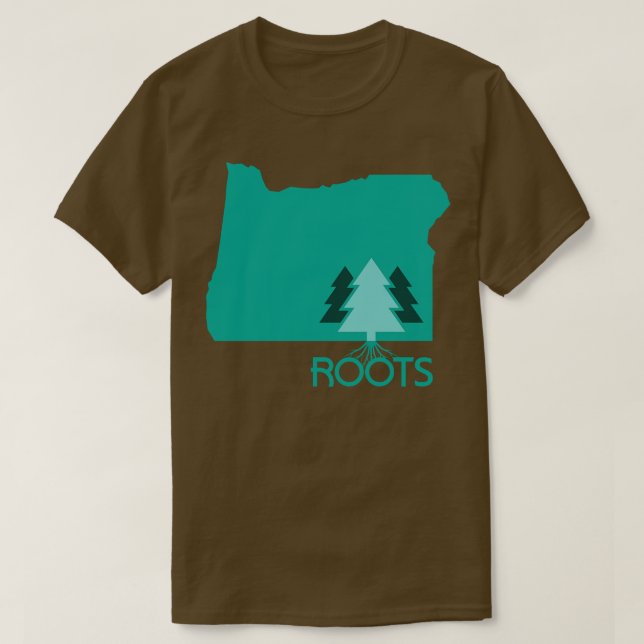 Roots Oregon Modern T-Shirt (Design Front)