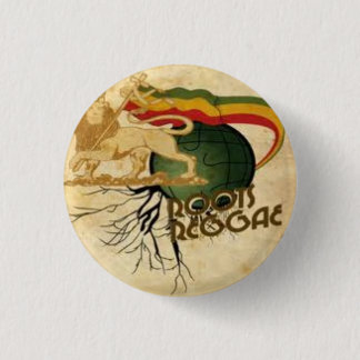 Roots Rasta plates 1 Inch Round Button