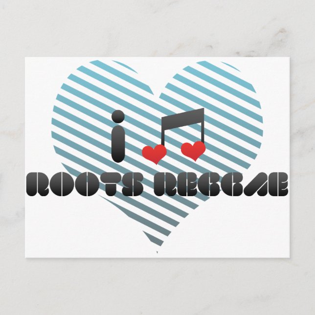 Roots Reggae fan Postcard (Front)