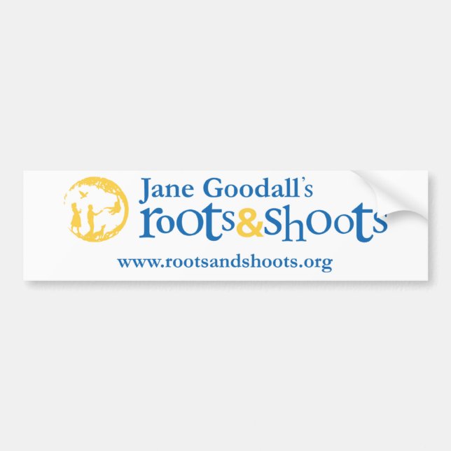 Roots & Shoots Bumpersticker Bumper Sticker (Front)