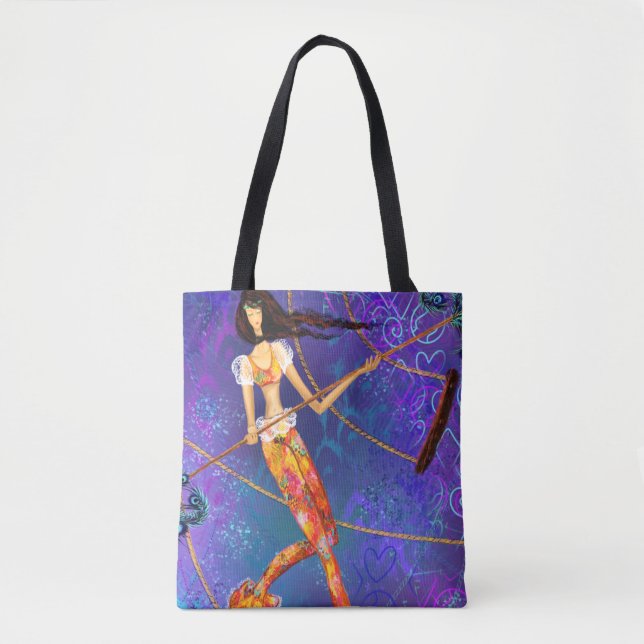 Rope Acrobat Tote Bag (Front)