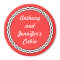 Rope Border Stateroom Door Marker red