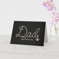 Rope design with anchor Father's Day