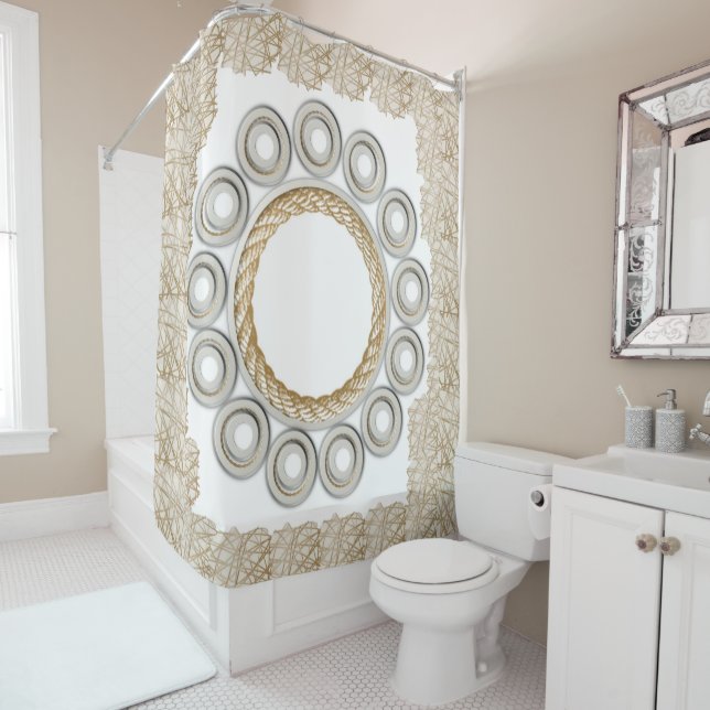 Rope Shower Curtain (In Situ)