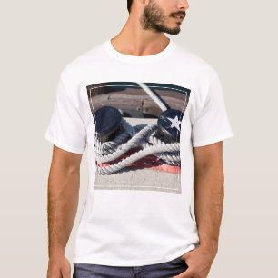 Rope Tied To Two Bollards T-Shirt