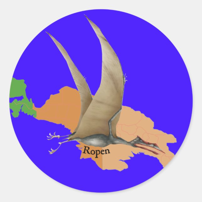 Ropen Classic Round Sticker (Front)