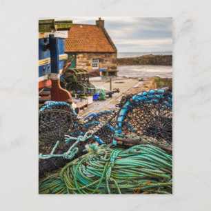 Ropes And Lobster Pots   Pittenweem, Scotland Postcard