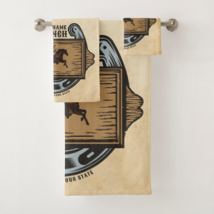 Roping Cowboy AJOUTER LE NOM Western Family Horse 