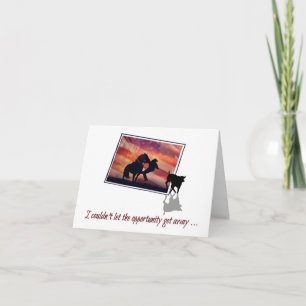Roping Cowboy Happy Birthday Card