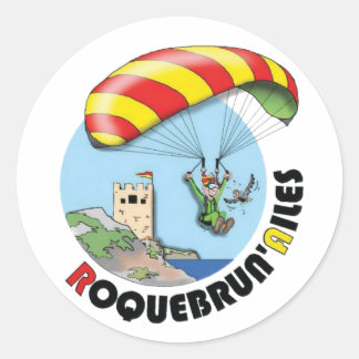 Roquebrun'Ailes logo sticker