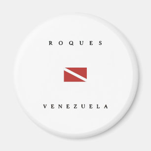 Roques Venezuela Scuba Dive Flag Magnet