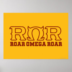 ROR - ROAR  OMEGA ROAR - Logo Poster
