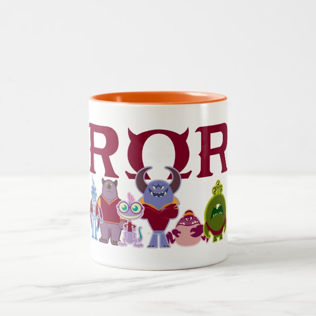 ROR - Scare Students Two-Tone Coffee Mug (Center)