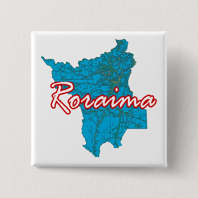 Roraima 2 Inch Square Button (Front)