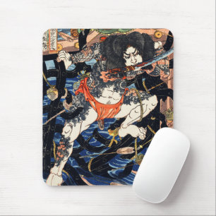 Rori Hakucho Chojun by Utagawa Kuniyoshi Mouse Pad