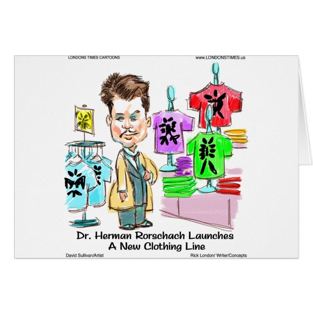Rorschach Brands Funny Gifts,  Tees Mugs & Cards (Front Horizontal)