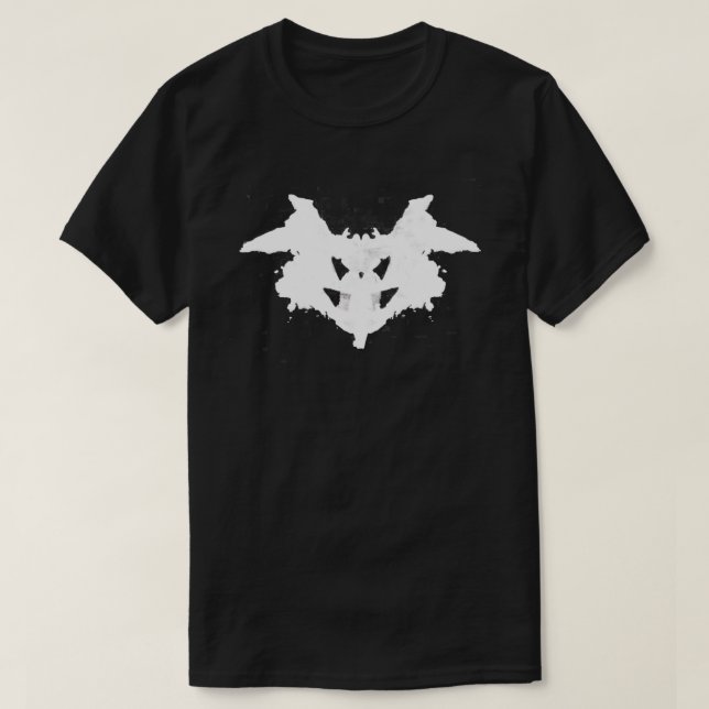 Rorschach Ink Blot Test Psychoanalysis Psychology  T-Shirt (Design Front)