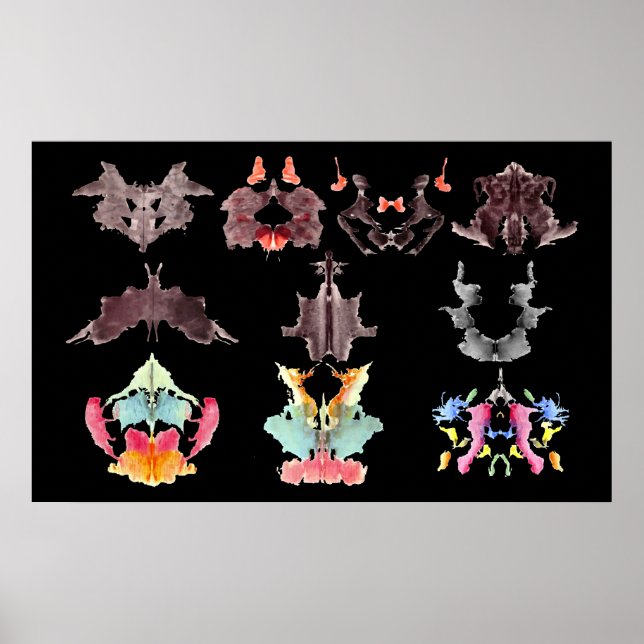 Rorschach Ink Blots Poster (Front)