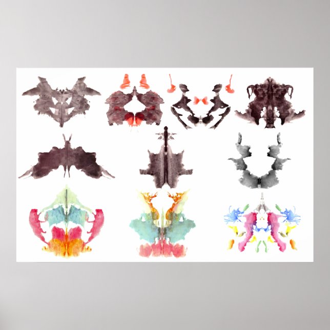 Rorschach Ink Blots Poster (Front)