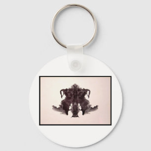 Rorschach Inkblot 4.0 Keychain