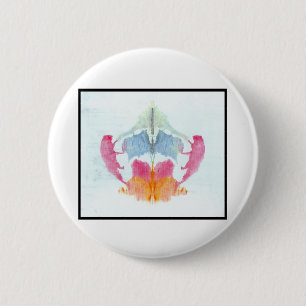 Rorschach Inkblot 8.0 2 Inch Round Button