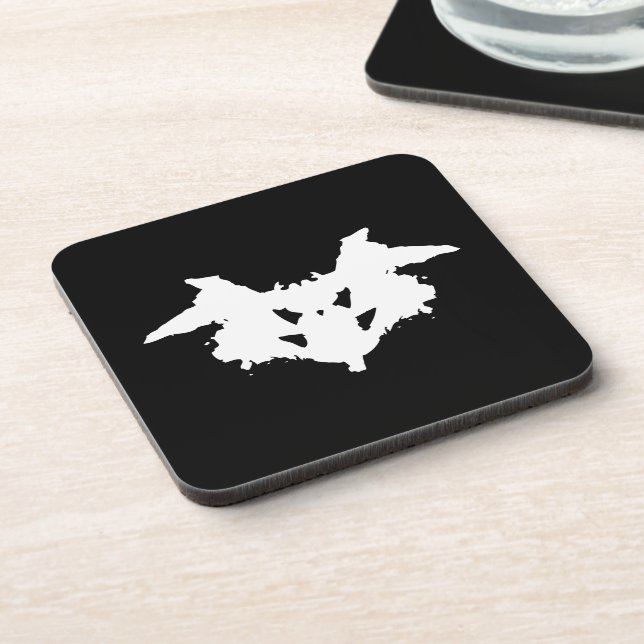 Rorschach Inkblot Coaster (Left Side)