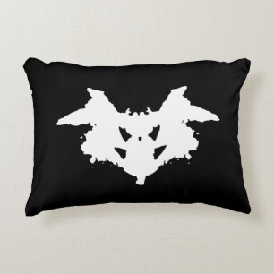 Rorschach Inkblot Decorative Pillow
