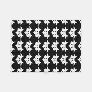 Rorschach Inkblot Fleece Blanket