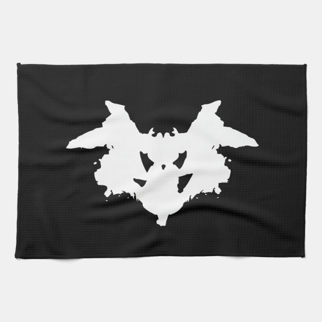 Rorschach Inkblot Kitchen Towel (Horizontal)
