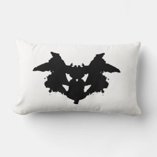 Rorschach Inkblot Lumbar Pillow