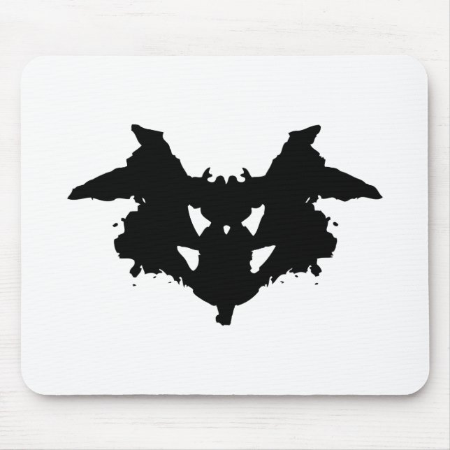 Rorschach Inkblot Mouse Pad (Front)