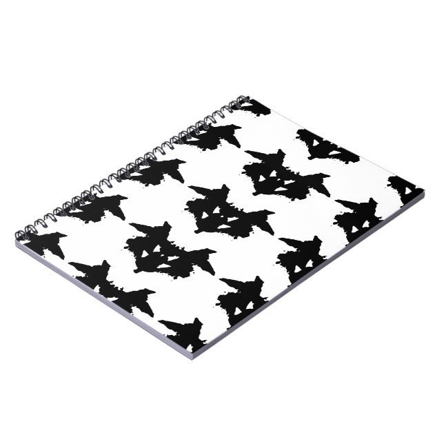 Rorschach Inkblot Notebook (Left Side)