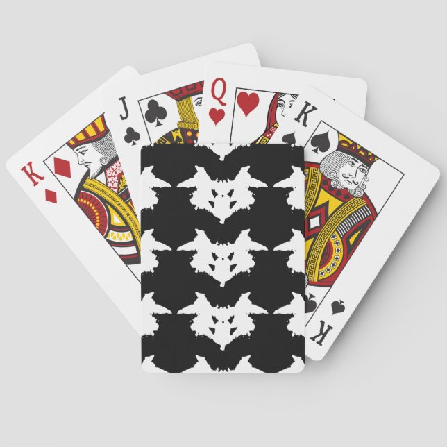Rorschach Inkblot Playing Cards (Back)