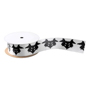 Rorschach Inkblot Satin Ribbon