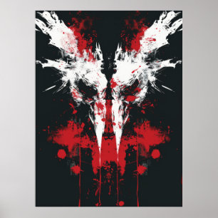Rorschach Inkblot Test Poster