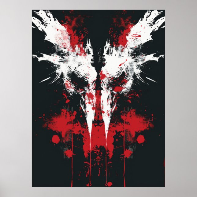 Rorschach Inkblot Test Poster (Front)