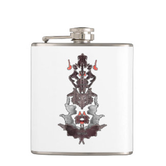 Rorschach Wants To Read People Hip Flask