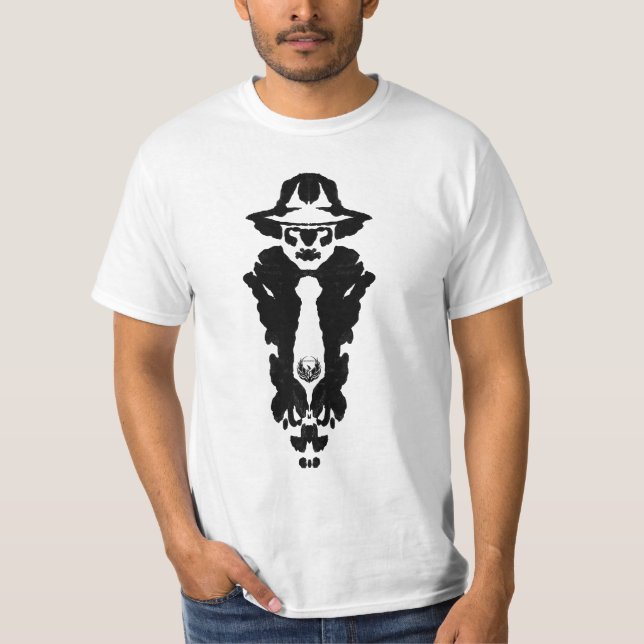 Rorshach (b/w) T-Shirt (Front)