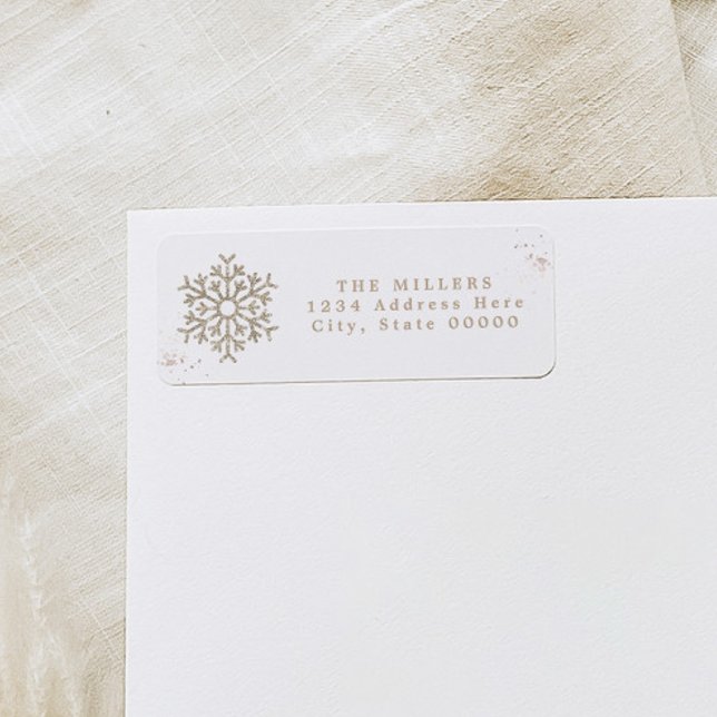 RORY Boho Earthy Beige Snowflake Winter Address (Creator Uploaded)